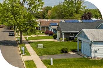 Houses on a street