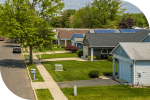 Houses on a street