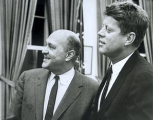 50 years later, we remember the life and legacy of President John F. Kennedy. Here President Kennedy meets with Dr. Robert Weaver in the Oval Office. In 1961, President Kennedy appointed Dr. Weaver as Administrator of the Housing and Home Finance Agency. After the Department of Housing and Urban Development Act of 1965 established HUD as a Cabinet-level agency, he was sworn in as HUD’s first Secretary. (From HUD's Facebook page)